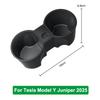 for Tesla Model 3 Y Juniper Highland 2025 2024 Center Console Cup Holder Insert Silicone Slot Slip Drink Limiter Car Accessories