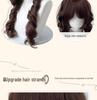 Ziqi Wig Women's Japanese Lolita Jellyfish Curls Double Ponytails Full Head Wig In Raw Chocolate Mousse.