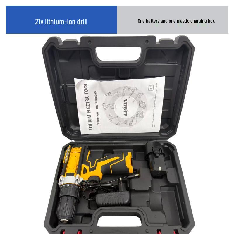 12V Lithium Battery Multifunctional Electric Screwdriver & Rechargeable Handheld Drill Set