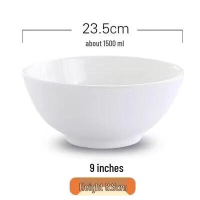 Pure White Ceramic All-Purpose Bowl