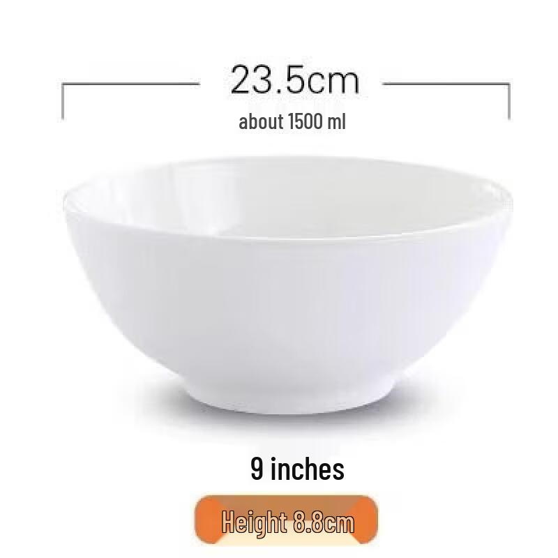 Pure White Ceramic All-Purpose Bowl