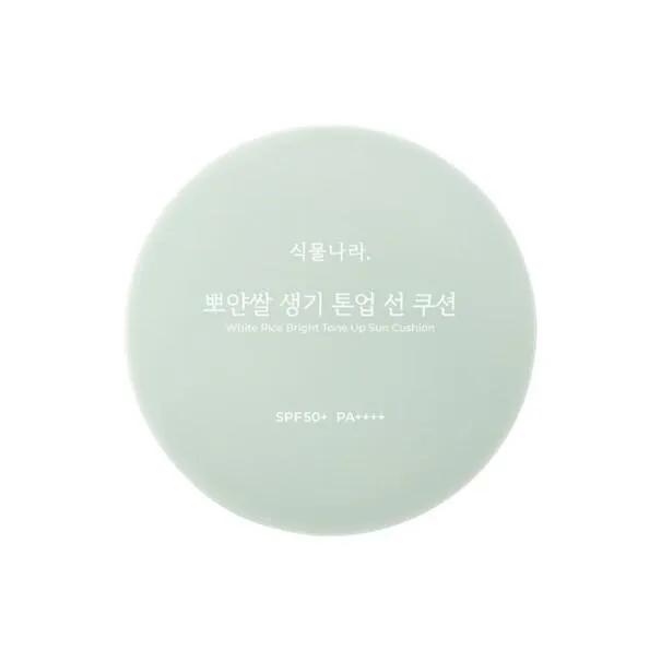 Shingmulnara White Rice Bright Tone Up Sun Cushion 15g 04 Fresh Green