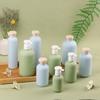 200Ml-500Ml Avocado Plastic Shampoo Shower Gel Foaming Soap Dispensers Refillable Bottles Flip Cover/Pump Lotion Bottles