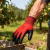 Work Gloves Made Of Wear-resistant, Non- Nitrile Rubber, Oil-resistant, Breathable, And Suitable For Construction Work.