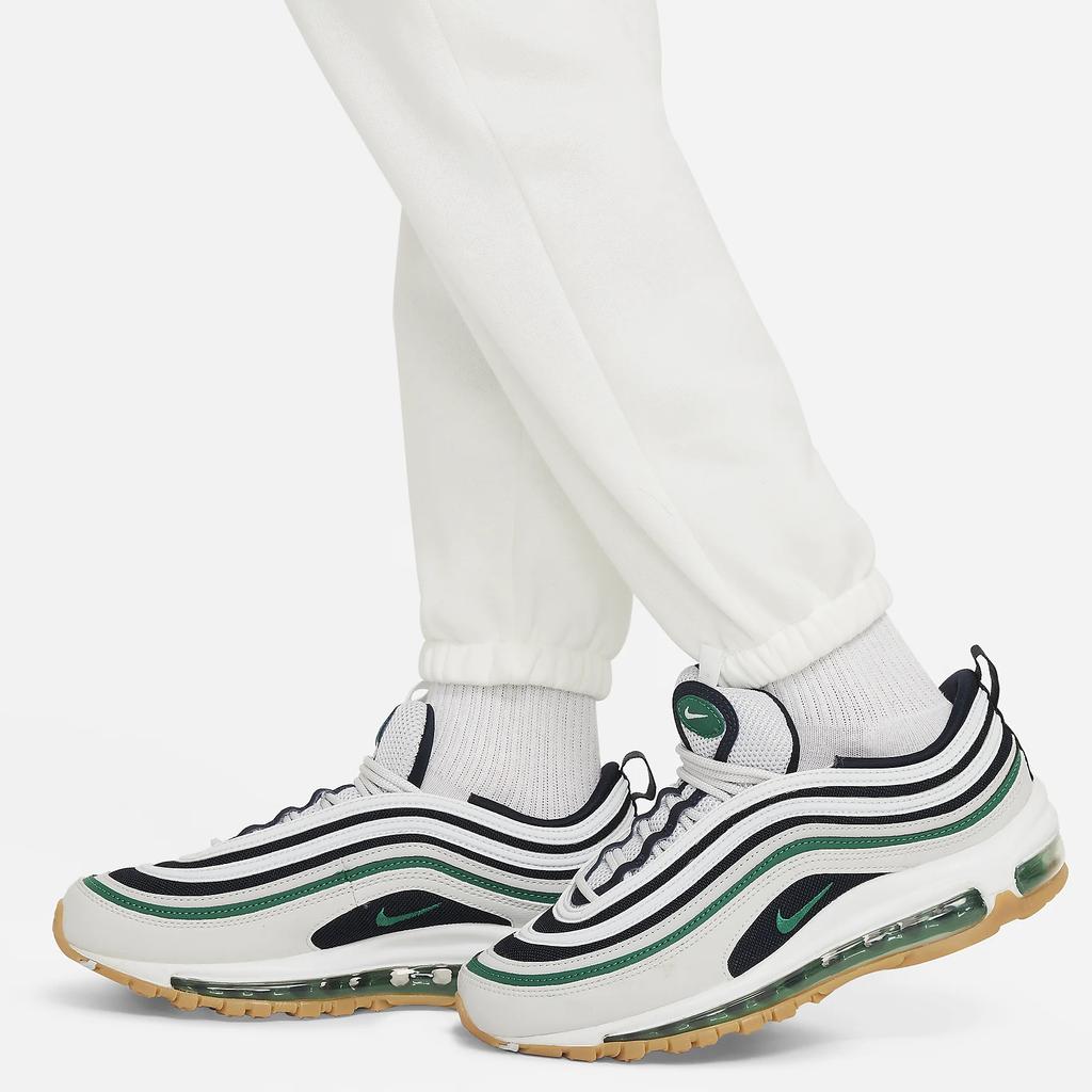 Nike Sportswear Letter Lace-Up Casual Tapered Knit Joggers Kids Joggers Sail-White FZ4720-133