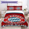 Biancheria da letto personalizzata FC Bayern Monaco, Set piumone Copripiumone Federa Regalo di Compleanno per la Casa(1 * copripiumino + 2 * federa, senza nucleo)_xia