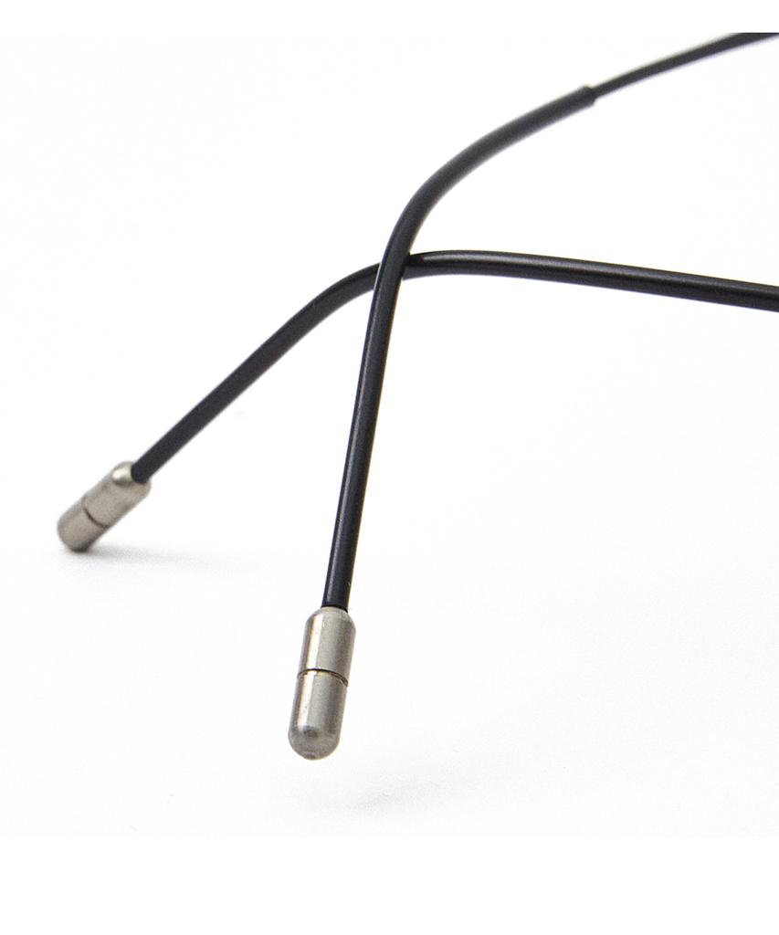 Loulou R Eye 181 Round Hinge Glasses 50 Black