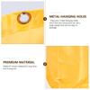 1 Pc Yellow Heavy Duty Utility Cart Cleaning Bag Housekeeping Container Domestic Storage Bag Janitorial Trolley Pouch Cleaning