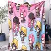 KPop Blanket Hot Anime Flannel Blanket Fan Gift for Home Leisure Camping Travel Multifunctional Universal Blanket