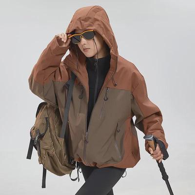 Dupont Waterproof Three-in-One Jackets: Women's Three-Proof, Men's Outdoor Hiking, Loose-Fit Mountaineering.