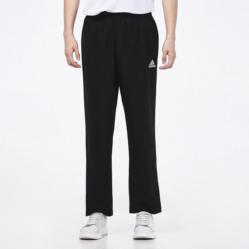 Adidas Casual Sports Breathable Straight-Leg Pants Men Bottoms Black GK9249
