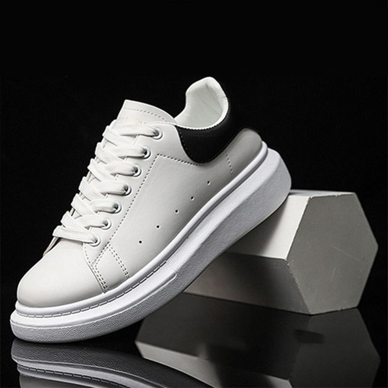 Nueva moda Blanco Cuero Plataforma Zapatillas Mujer Plana Casual Fiesta  Zapatos de Boda Ante Zapatillas Deportivas(Talla 35-40) comprar a buen  precio — entrega gratuita, reseñas reales con fotos — Joom