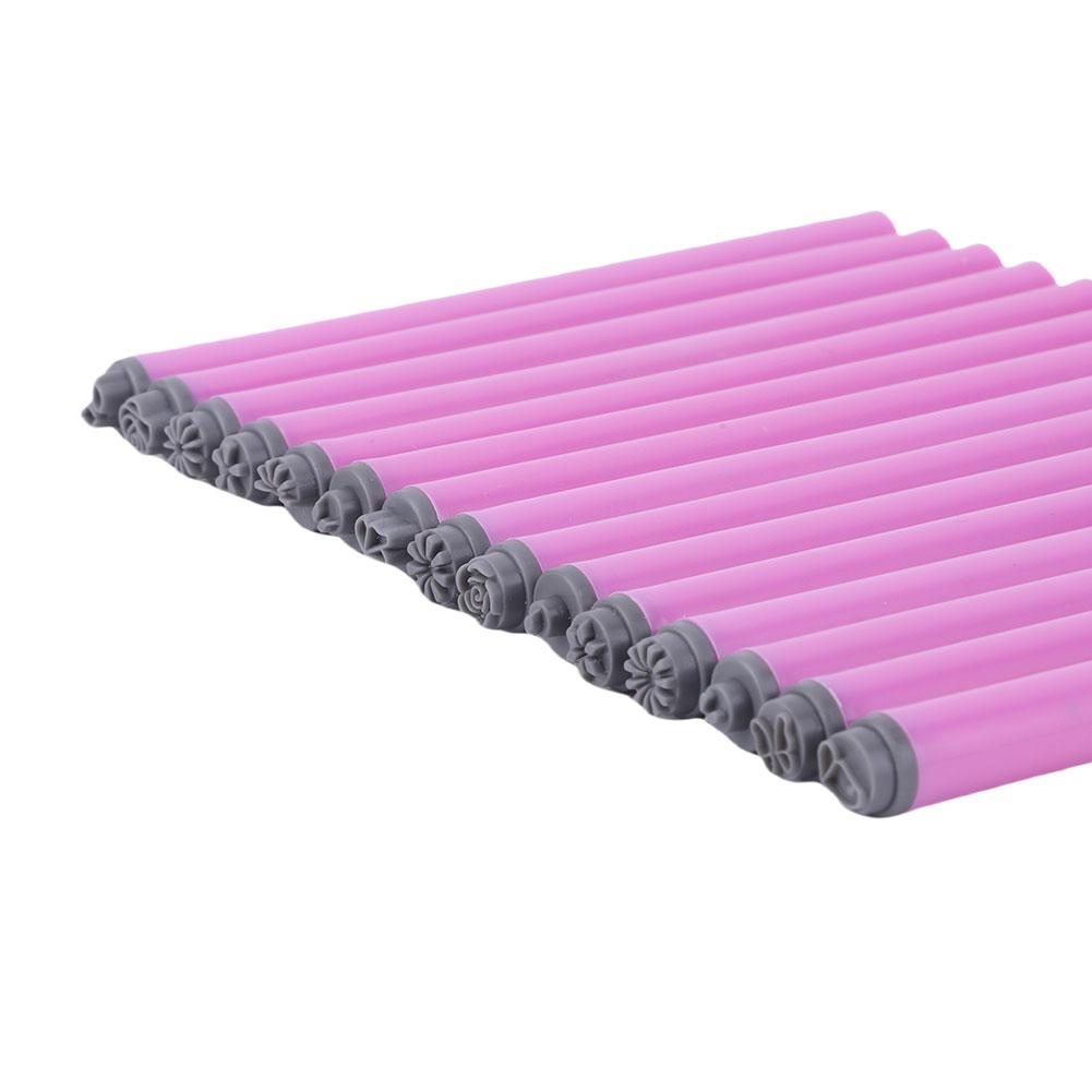 6/10/15 STÜCKE Nail Graffiti Nail Art Punktierwerkzeuge mit 3 Nail Art Pinseln Nagelstempelstift DIY Nail Art Werkzeuge für Mädchen und Frauen