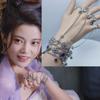 Flower Bell Bracelet Silver Color Hand Chain Adjustable Vintage Bracelet  Ladies