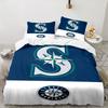 Seattle Logo Bedding Set 3pcs, High Quality Bedding Set Including 1pc Duvet Cover And 2pcs Pillowcases for Bedroom, Dormitory Gift