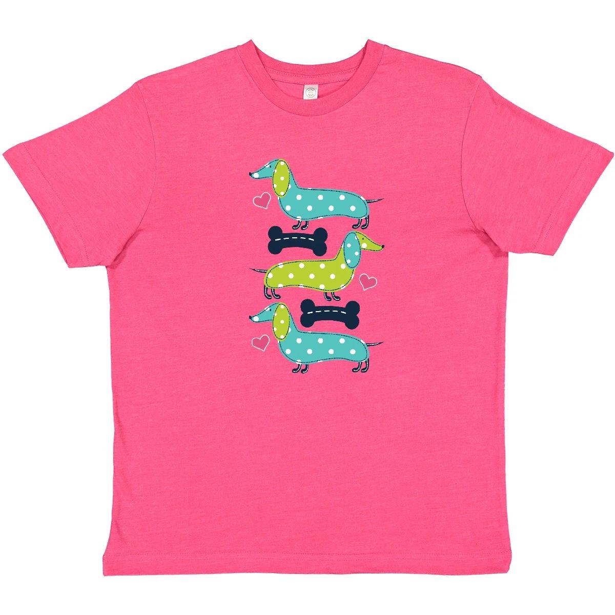 

Inktastic Dachshund Dog Lover Polka Dot Puppies Youth T-Shirt Puppy Funny Pets 140