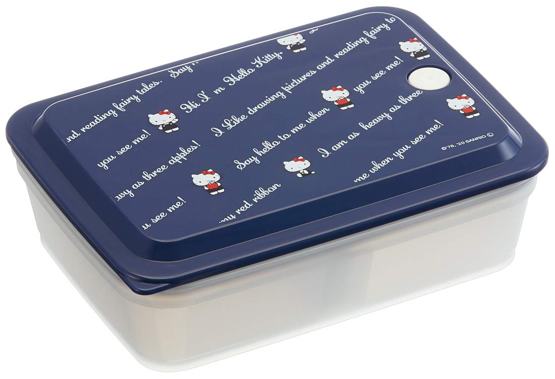 

Skater Bento Silver Ion Fluffy Integrated Gasket with Air 1 Hello Kitty PAS9AG Box, (Ag+) Antibacterial, Serving, Valve, Tier, 850ml, 21, Sanrio,