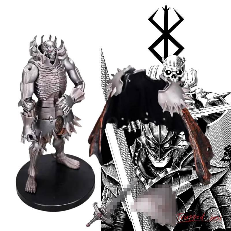 Knight Skull Berserk Pvc Toy Model Desktop Decoration Children Christmas Gift