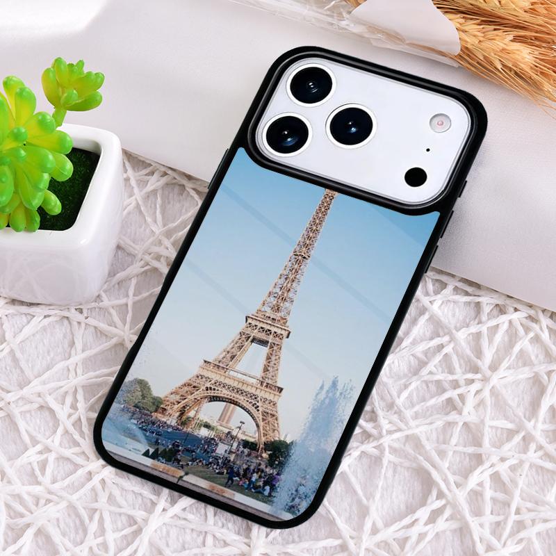 Eiffel Tower Paris Phone Case for iPhone 17 Air 16 15 11 12 14 13 Pro Max Shockproof Cover