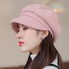 Octagonal Hat Children's Autumn and Winter Thickened Warm Ear Protector Beret Fashion Versatile Literary Show Small Hat