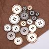 Sturdy Alloy Four Hole Button Ideal for Clothing Sewing Craft and Applications