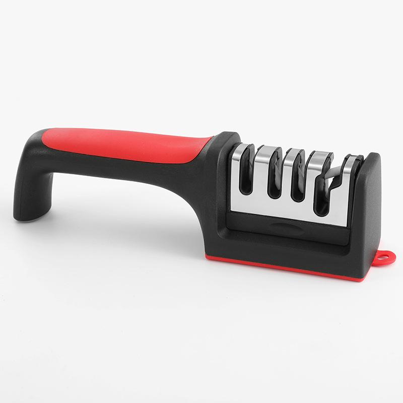 Knife Sharpener Household Multifunctional Three-stage Sharpening Stone Quick Ceramic Sharpening Tool