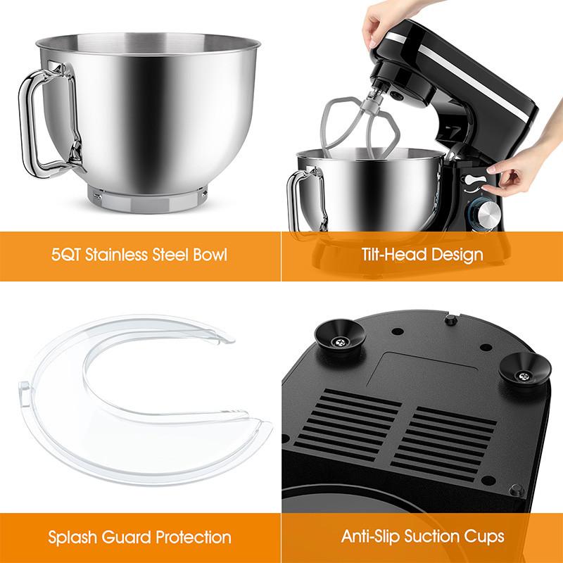 Professional Stand Electric Mixer 1000W High Speed Food Processor Multifunctional Kitchen Desktop Egg Whisk Blender