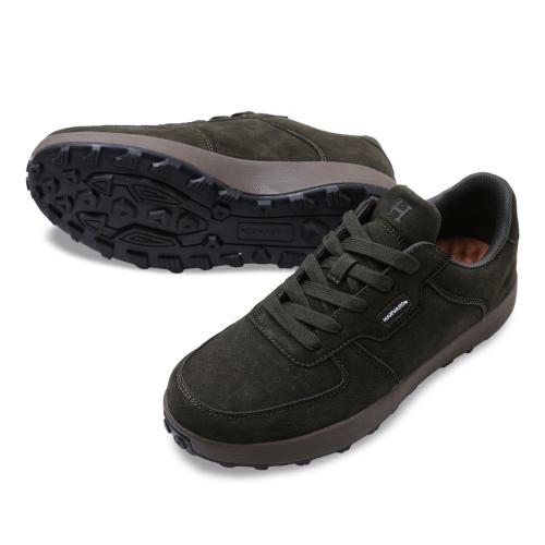 [Harvard Schuhe] Harvard Schuhe Bagel Wildleder Sneaker Khaki [Versand aus Korea] 100% Original