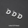 Alloy DIY English Letter & Number Necklace Pendant - Creative Jewelry & Handmade Accessories.