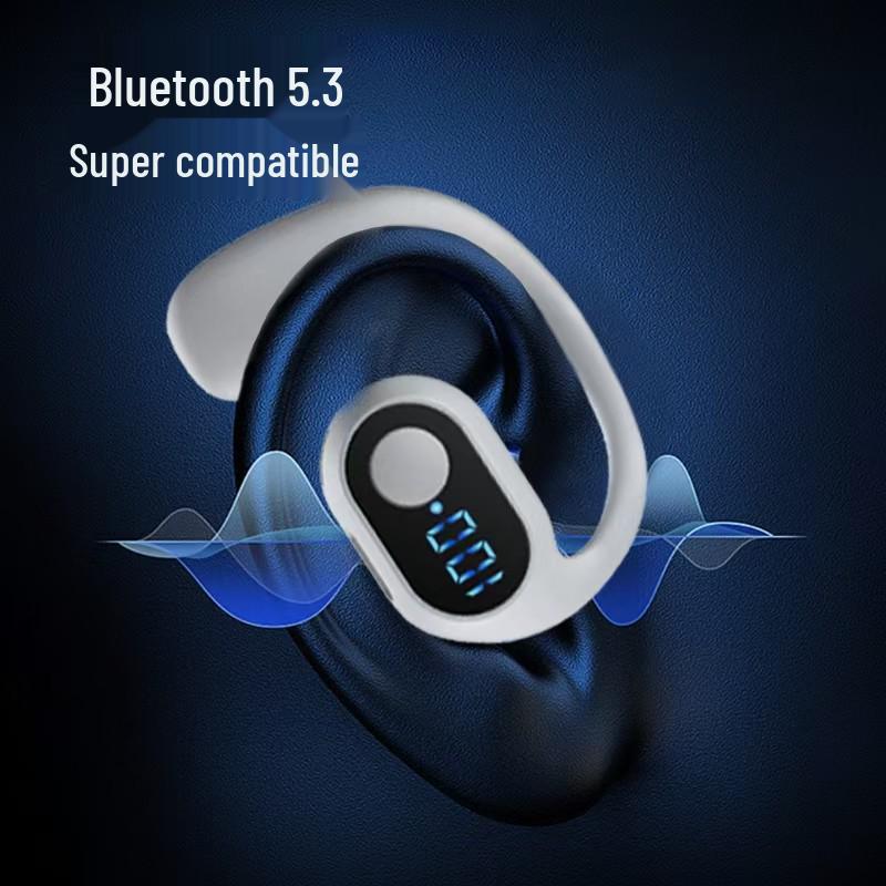 D6 Einzelohr-Bluetooth-Headset: Digitalanzeige, Lauter Ton, Lange Standby-Zeit, Lange Akkulaufzeit
