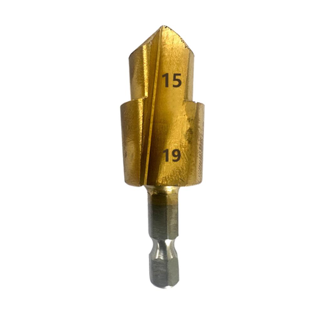 

1/2/3 шт. Ступенчатое сверло для подъема PPR с шестигранным хвостовиком, инструмент для соединения водопроводных труб 20/25/32 мм, полнопроходное расширительное сверло