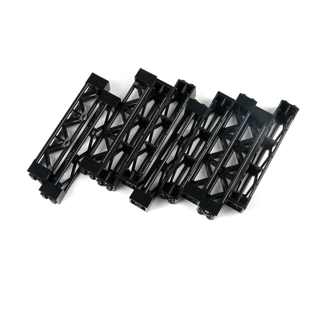 40PCS Train Track Support Rack Pillar Moc Building Blocks Parts 2x2x10 Girder Post Assembly 95347 58827 Architecture Bricks Toys