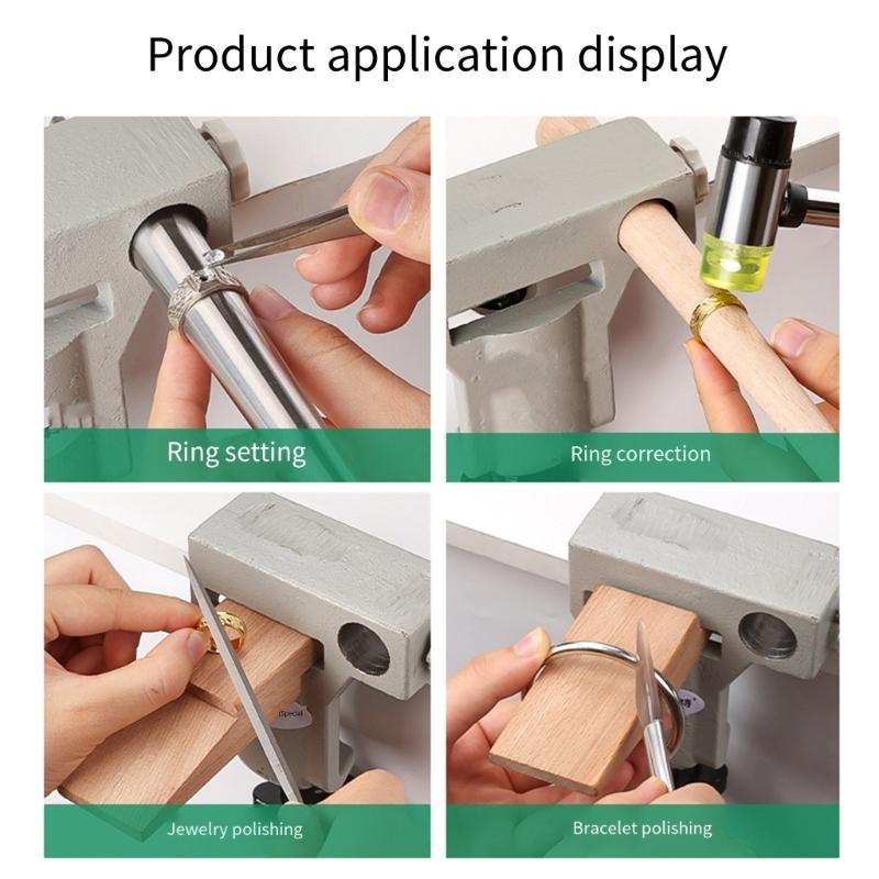 Multifunctional Wood Stainless Steel Jewelry Workbench Clamp Adjustable Holder Suitable for Adjustment and Repair