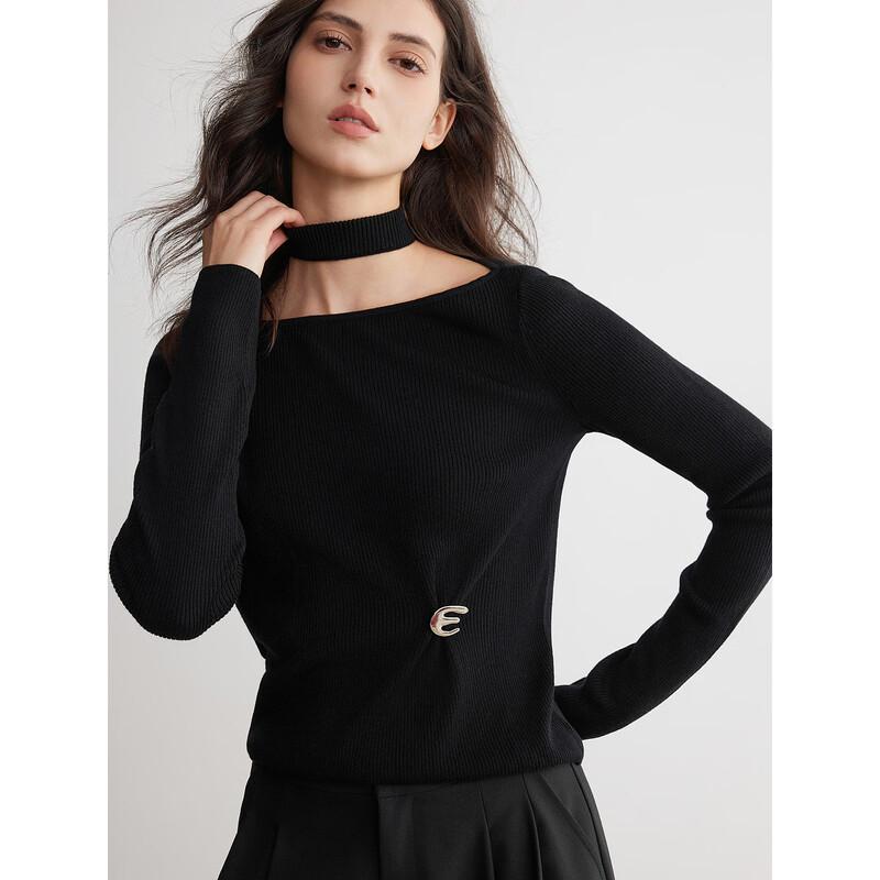 ELLE Women's Boat Neck Knit Sweater