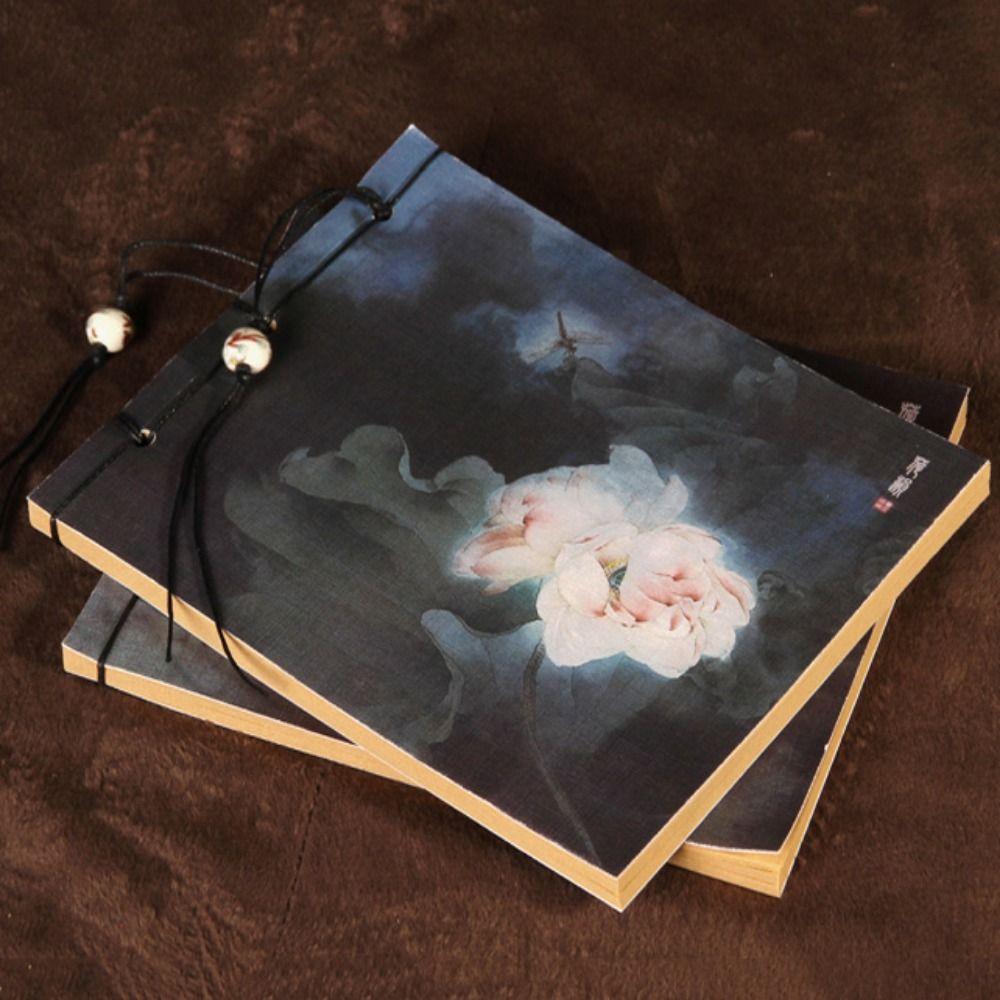 Ancient Style Ancient Style Sketchbook Lotus Antique Sketching Notes Starožitné psací potřeby