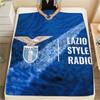 Lazio, wzór Koc flanelowy, Wysoka jakość, Wygodny na wszystkie pory roku, Wystrój domu, Ciepło i komfort, Idealny na prezenty.