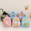 School BagsCartoon  New Cute Cartoon Backpack Large Capacity Kapibara Children's Backpack