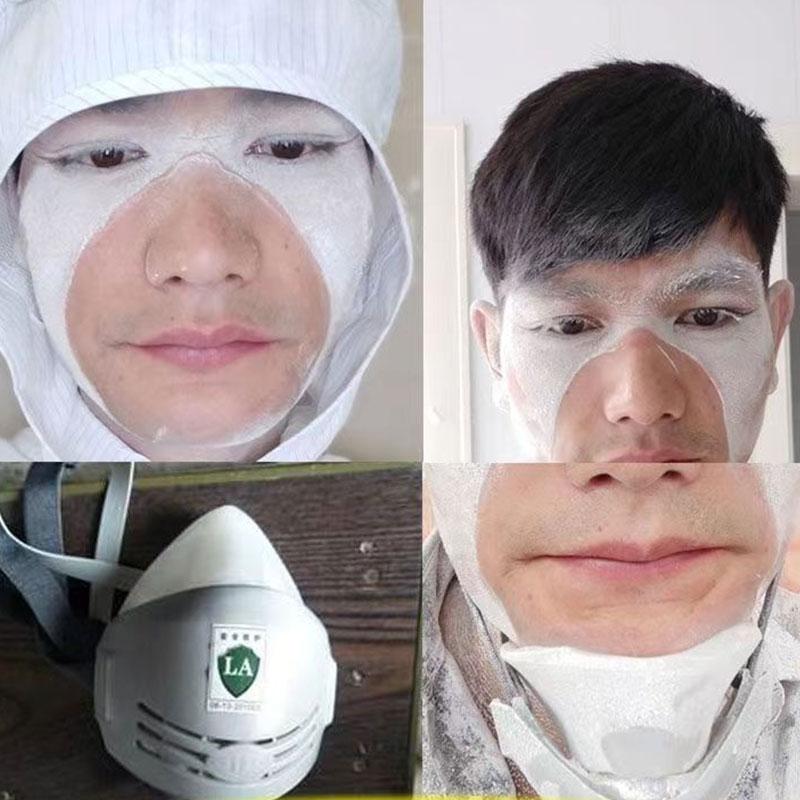 Reusable Washable Dust-proof Mask Respirator Half Face Anti Haze Fog Safety Construction Grinding And 1201 Filter Accessory