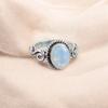 Milky Opal Gemstone 925 Sterling Silver Jewelry Handmade Ring Bridesmaid Gift RR-14-17