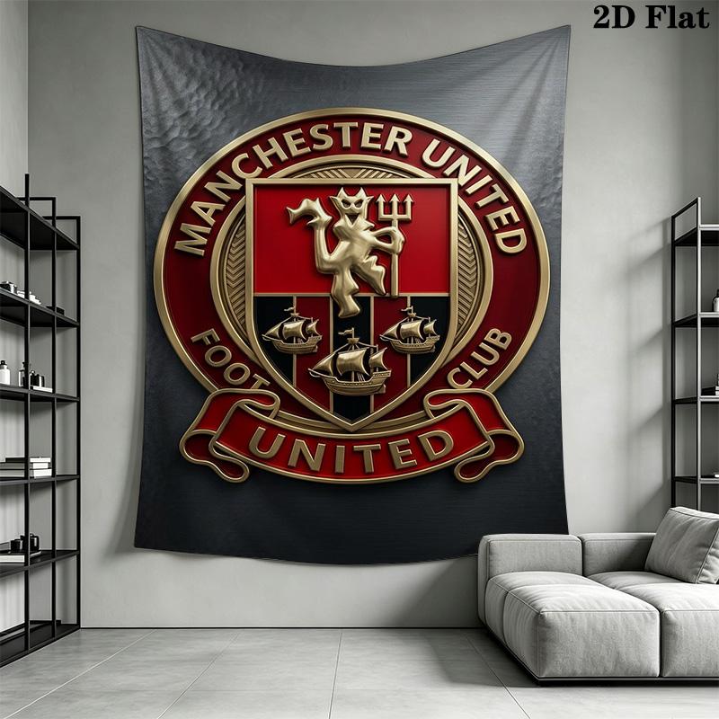 Manchester United Devils Threepiece Set 1 Duvet Cover 2 Pillowcase Without Core Christmas Birthday Gift Soft And Comfortable