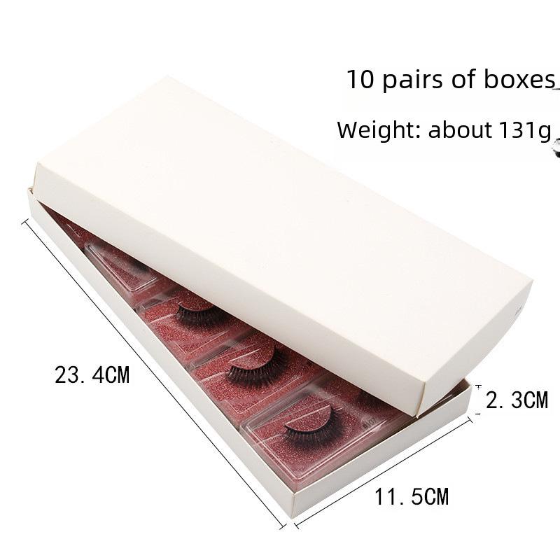 3D Imitation Mink False Eyelashes - Natural, Thick, and Three-Dimensional Style