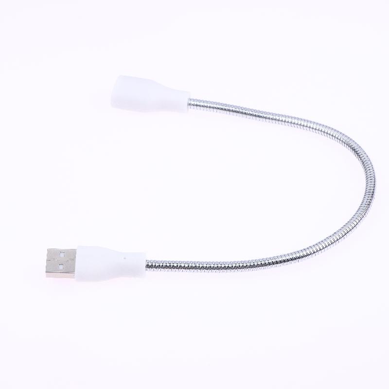 Przedłużacz USB z lampką LED i wentylatorem Zasilacz Adapter Kabel męski na żeński Elastyczny przewód w metalowym oplocie Do lampki biurkowej Lampki nocnej