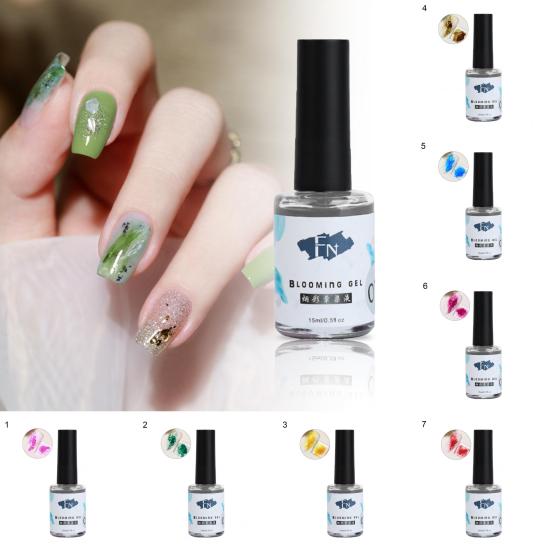 

15 мл лак для ногтей с изысканным эффектом цветения, натуральный лак для дизайна ногтей, клей
