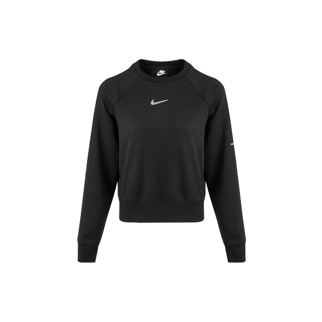 Nike Sportswear Swoosh Casual Pullover Hoodie Women Tops Black CZ8891-010