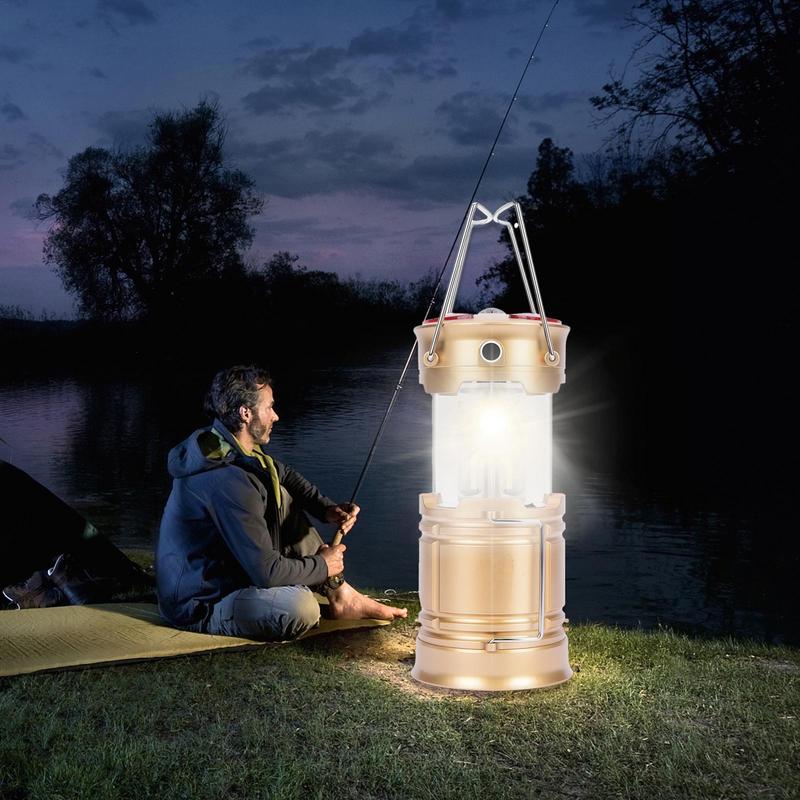 Camping Lights & Lanterns Rechargeable Lantern Portable Camping Lights Tent Lights Lantern Flashlight Camping Lights For Hiking