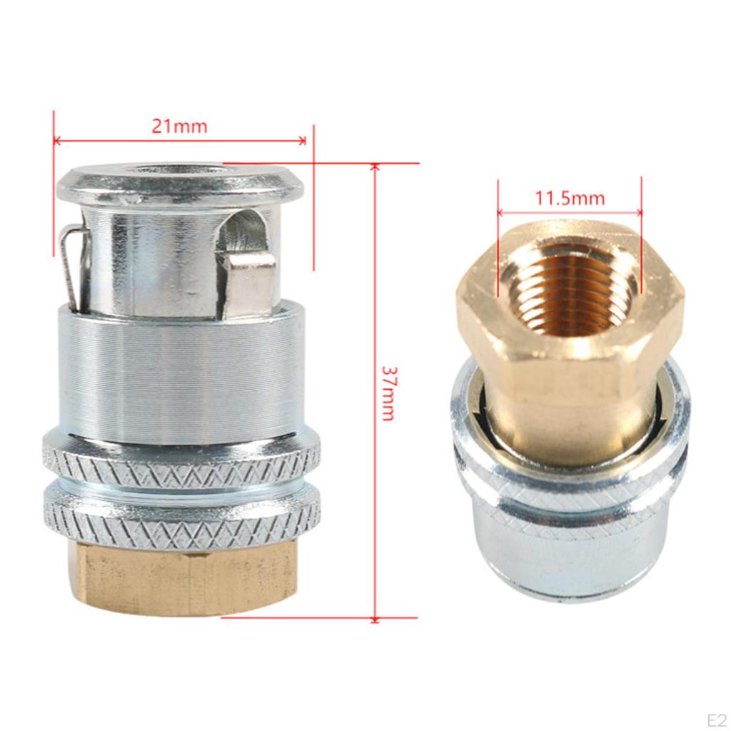 Self Locking Tire Inflation Chuck Pneumatic Compressors,Accessories Metal Closed Flow