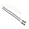 Eyeglass Chain White Plastic Bead Pearl Heart Charm Eyewear Retainer Glasses Holder Strap Women Necklace Gift