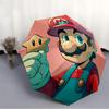 1PC Mario Star Automatic Folding Umbrella, Automatic Folding Umbrella with 8 Ribs, Convenient for Outdoor Use  059
