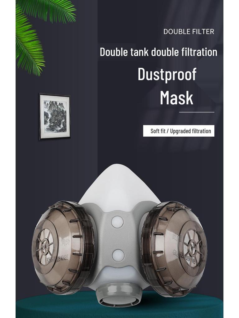 Dustproof Full Face Mask for Industrial and Painting Protection