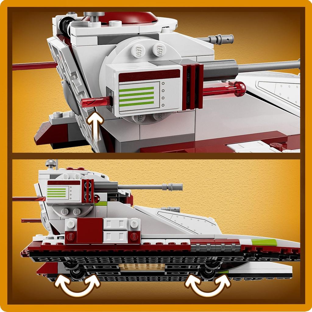 LEGO Star Wars Republic Fighter Tank™ 75342, Geburtstagsgeschenk, Spielzeug, Bausteine, Weltraumgeschenk, Jungen, ab 7 Jahren